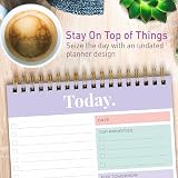 Sweetzer & Orange S&O Daily Planner Notepad Mauve 52 Page Undated Organizer view 7