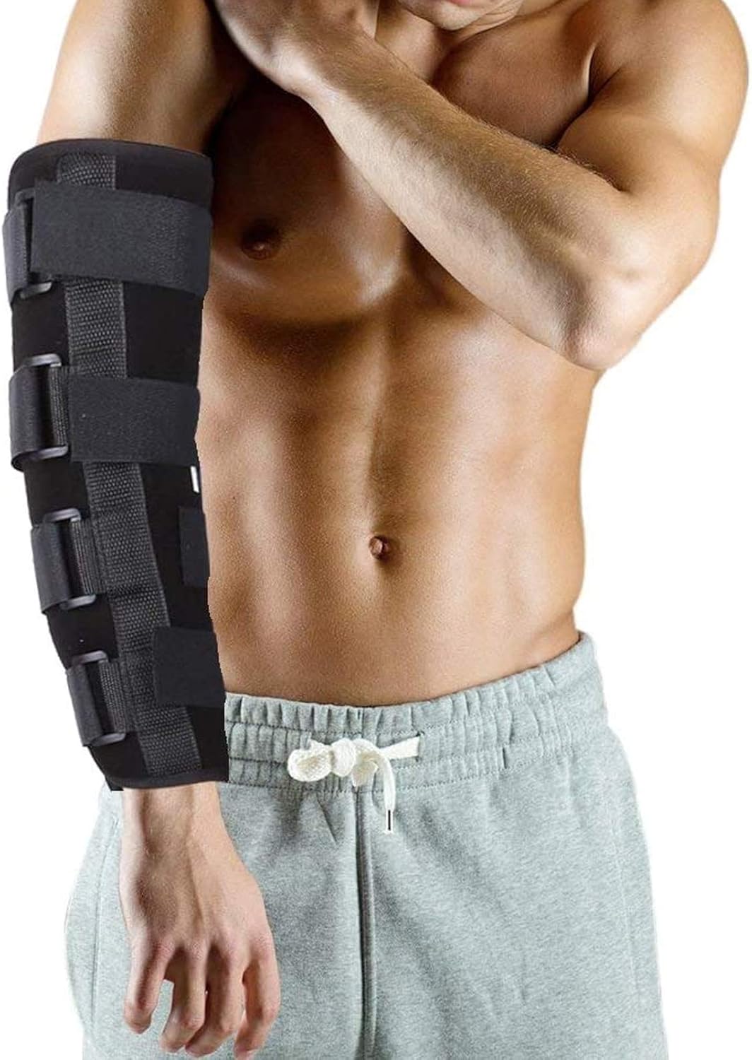 Support Hinged Elbow, Arm Forarm Braces, Adjustable Brace Splint Elbow