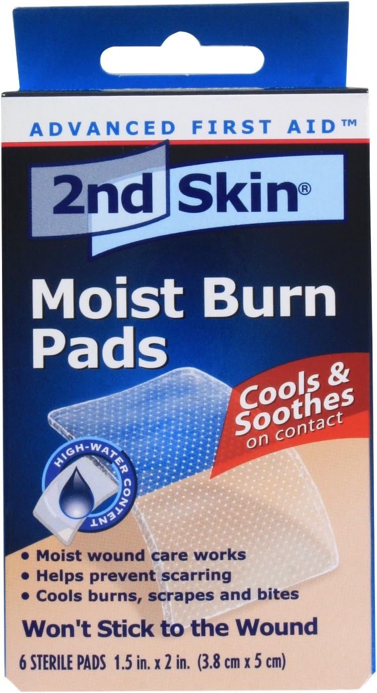 Spenco 2nd Skin Moist Burn Pads, Large (3 x 4 Inches), 3-Count: Industrial & Scientific