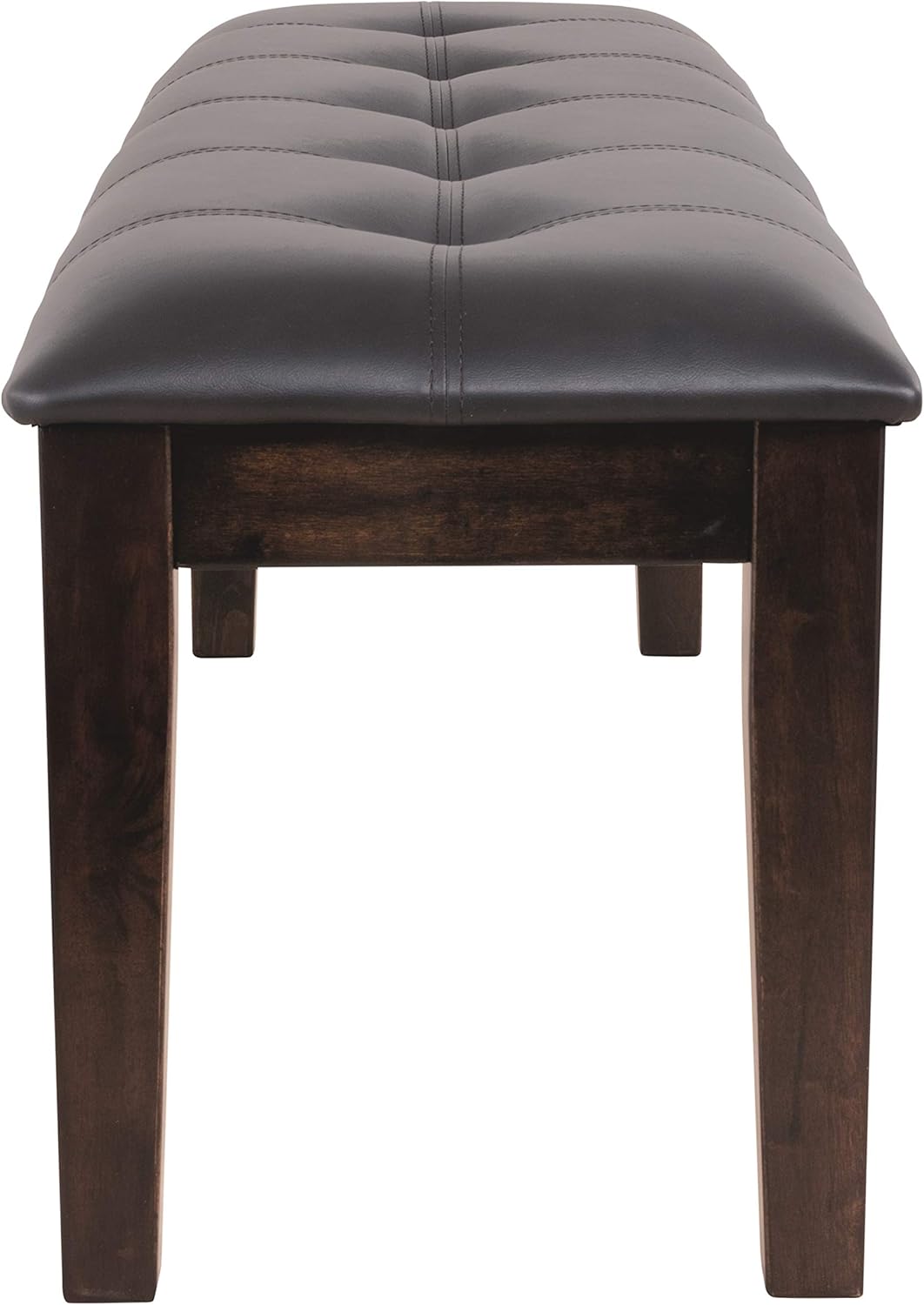 Signature Design by Ashley Haddigan Dining Room Bench, Dark Brown - Table Benches