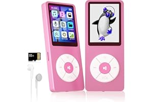 XIDEHUY MP3 Player with 32GB TF Card,Built-in HD Speaker,Portable HiFi Music Player with Video/Voice Recorder/FM Radio/Photo Viewer/E-Book Player for Kids