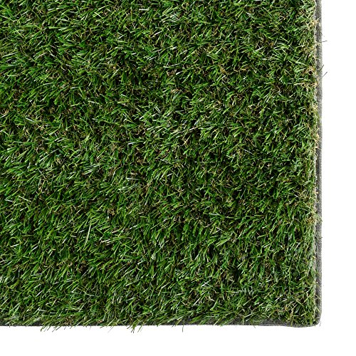 iCustomRug Thick Turf Rugs and Runners 12' X 4' Pet Friendly Artificial Grass Shag | Available in 48 Different Sizes with Binding Tape Finished Edges