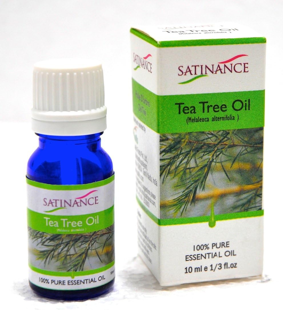 Satinance Tea Tree Oil -10ml (100% Pure Essential Oil, Aromatherpy oil, For Diffuser)
