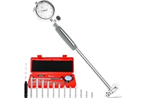 Dial Bore Gauge 2"-6" (5-15cm) / 0.001", Engine Hole Cylinder Gauge Measuring Tool Set, Inside Micrometer Dial Indicator with