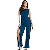 KOH KOH Womens 2026 Sleeveless Cocktail Wide Leg One Piece Jumpsuit Romper Playsuit