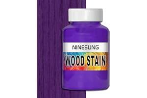 Ninesung Purple Wood Stain | Wood Dye Powder for Indoor and Outdoor | Furniture Dye | Fast Drying | Furniture Stain for Wooden Pigment Coloring Powder (Purple, 2 Ounces)