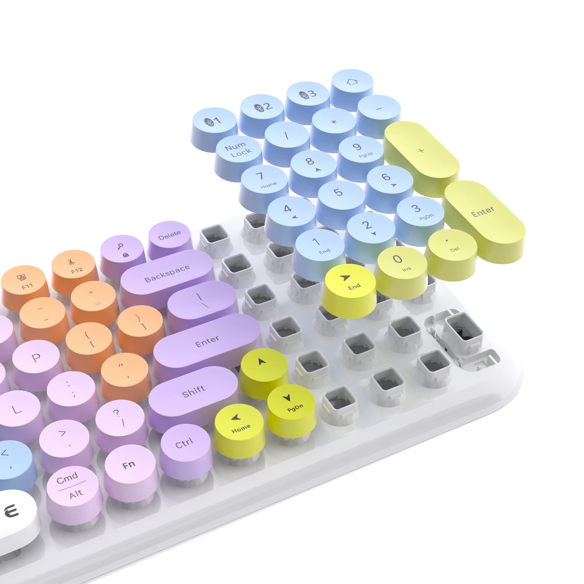 Mua Momoone Gradient Colorful Bluetooth Wireless Keyboards, 100keys ...