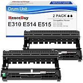 HenceBuy E310/E514/E515 Imaging Unit Compatible for Dell E310 E310dw | Work for Dell E310 E310dw E515dw E514dw E515dn Printer, 2-Pack (Dell P7RMX PVTHG 593-BBKD Image-Drum)