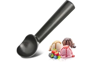 Ice Cream Scoop,7 inches Nonstick Anti-Freeze One Piece Aluminum Scooper Spoon, Heavy Duty Durable Design, Easy Clean, for Ge