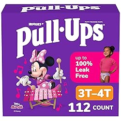Pull-Ups Girls' Potty Training Pants, Size 3T-4T