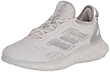 adidas Men's Web Boost Running Shoe, White/Silver