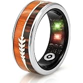 KASVUC Smart Ring&ndash;Fitness&amp;Health Tracker,Heart Rate,SpO2,Sleep,No Sub | IP68 Remote Camera, Stress Monitor, Activity Tracker, Health Ring, iOS &amp; Android, Gift for Women &amp; Men Size 9