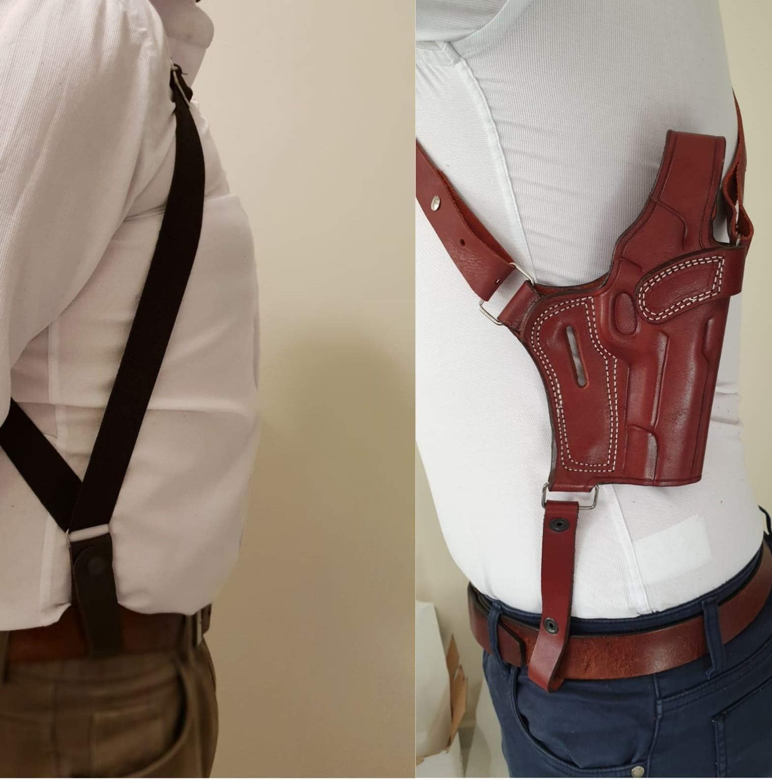 KoHolster Shoulder Holster for Glock 17-19-26-43 /Sig P226-P229-P320/ Cz75 / Beretta 92-92F - 92FS / Springfield XDS 3.3" / Walther P99 / Smith Wesson 5906-5904 / Colt 1911 5"