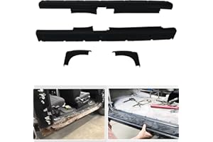 Autoholic Rocker Panel Cab Corner Kit Fit for 2014-2018 Chevy Silverado Gmc Sierra Extended Cab Rust Repair Replacement Lower Body Panel Metal Sheet DIY Truck Restoration
