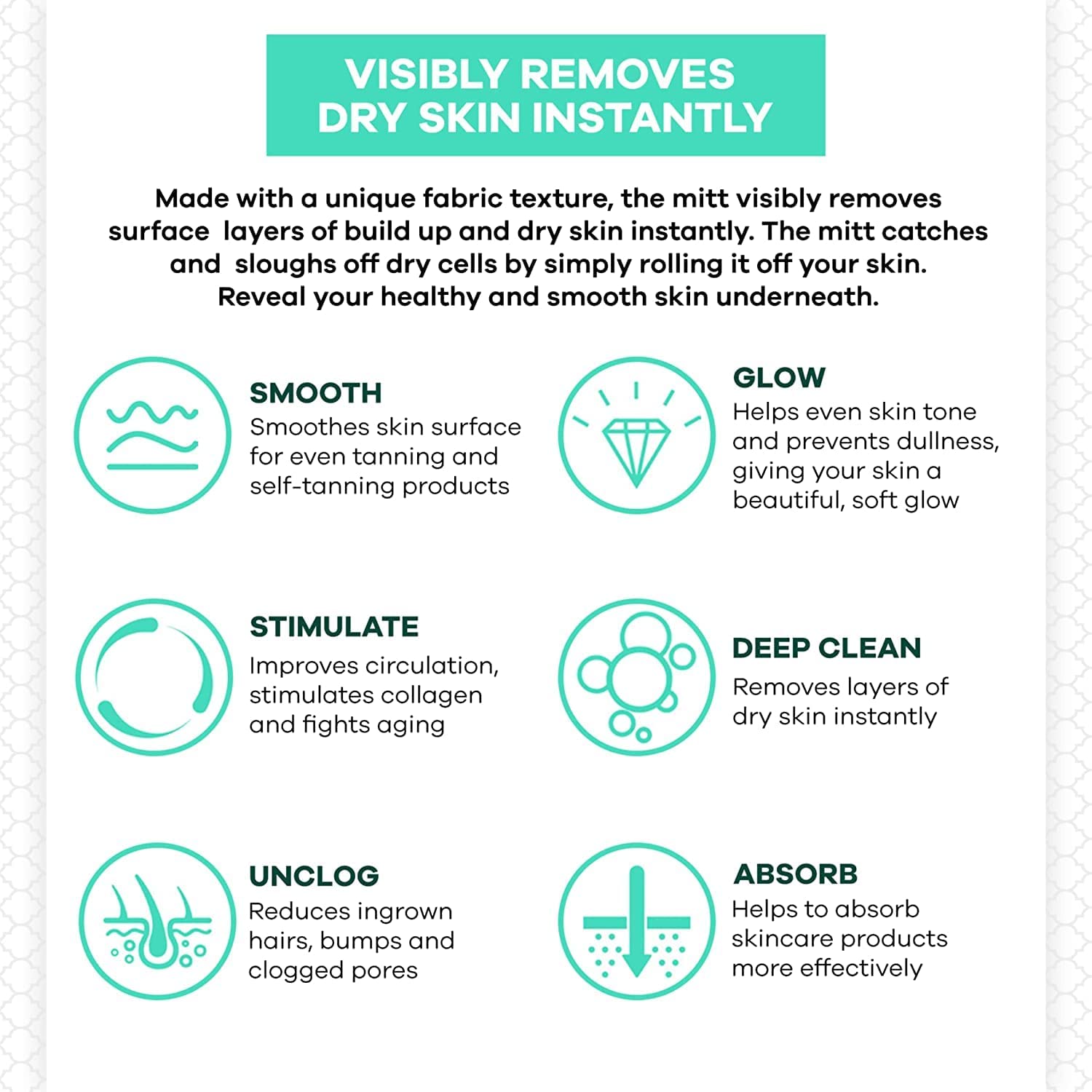 Dermasuri - Deep Exfoliating Back Scrubber - Bath & Shower Back Scrub - Body Exfoliator Scraper Tool - Deep Exfoliation Body Cleaner for Shower - 27