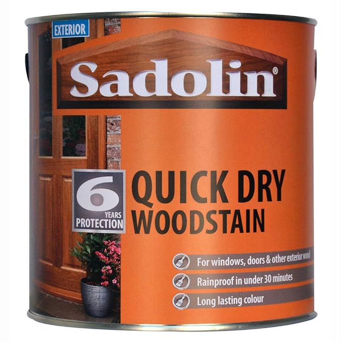 Sadolin Quick Dry Woodstain Redwood 2.5 L Amazon.co.uk DIY & Tools