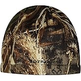 EDTREK Waterproof and Windproof Camo Beanie Hunting Hat - Timber and Blaze Orange Camo Hunter Hat