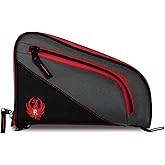 Allen Company Ruger Tucson Handgun Case - Fits Most Auto-Loaders and Revolvers with Barrel Lengths Up to 4" and 2" - Gun Storage Accessory with Lockable Zipper