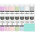 TECKWRAP 001 Vinyl Matte Permanent Adhesive Vinyl Bundle 12" x 36"/Rolls for Craft Cutters, Sign Plotters (Pastel Bundle)