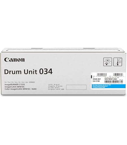 2本セット　Canon DRUM Cartridge Amazon.com: Canon Genuine 034 Black Drum Cartridge Compatible with