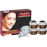 Facial Kit - Skin-polishing Diamond Facial Kit - ★ ALL Natural - ★ Suitable for All Skin Types and Both for Men and Women - ★ 70 Grams - Vaadi Herbals
