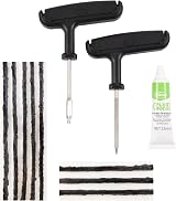 Slime 2040-5 Deluxe Tire Plug Kit 11 Pieces Contains Strings Tools Glue view 2