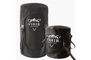 VIHIR Compression Sack -Rainproof Design and Space Saving,Ultralight 10L/14L/20LSleeping Bag Stuff Sack for Hiking and Camping