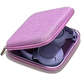 Ginsco Ultra-Slim Case Compatible with JBL Tune 510BT Bluetooth Headphones, with JBL Tune 520BT/670NC Live 460NC, Wireless On-Ear Headphones, Travel Carrying Headphone Case (Purple)