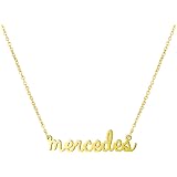 Personalized Necklace Gold Plated 18K 