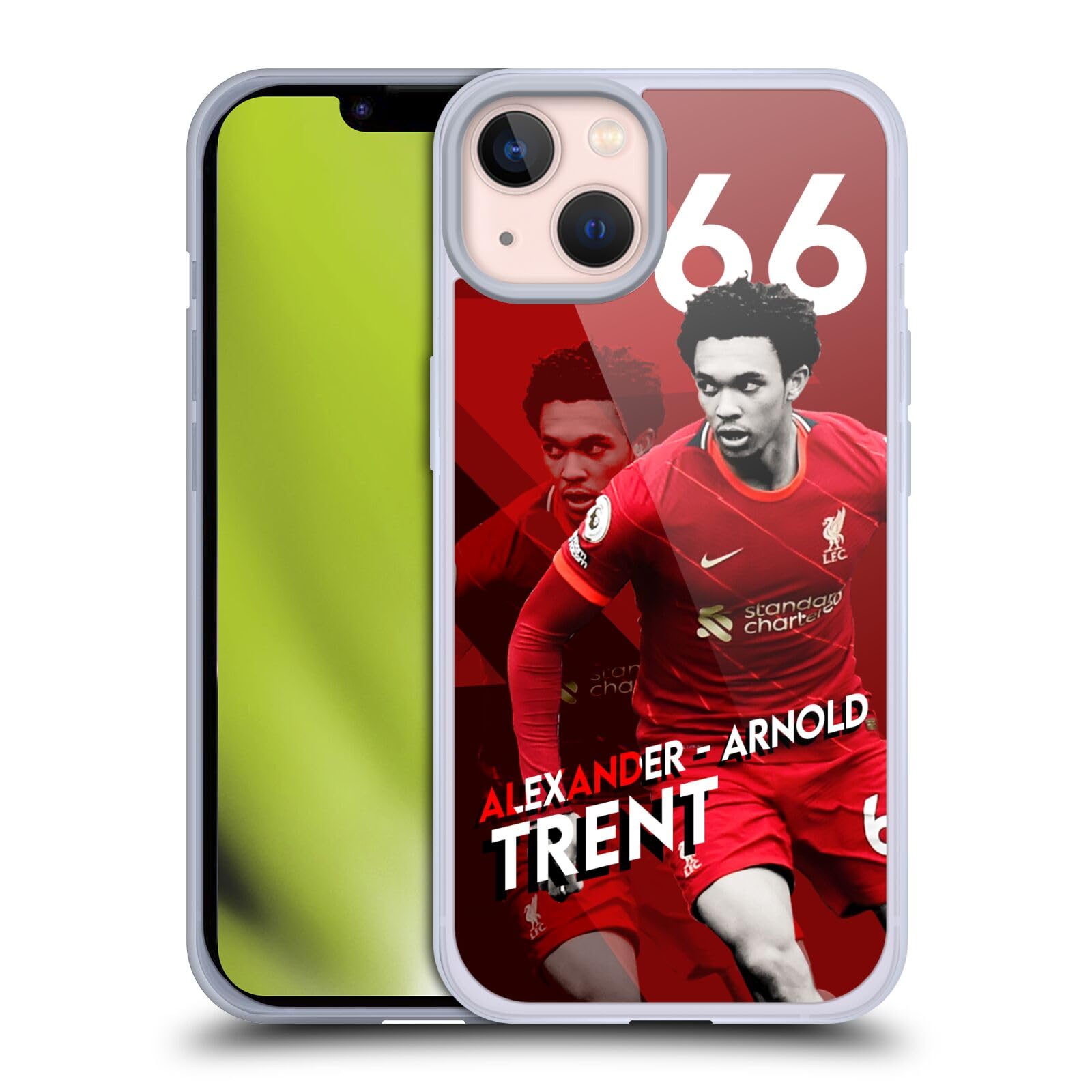 Head Case Designs Officially Licensed Liverpool Football Club Trent Alexander-Arnold 2021/22 First Team Soft Gel Case Compatible With Apple iPhone 13 — image 1