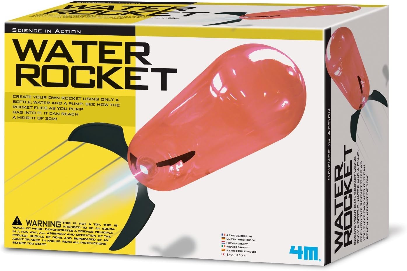 Create Your Own Water Rocket - Scientific Set - Top Selling Educational - Gift Present Idea For Easter Fun Science Toys & Games Age 14+ Children Teenager Boys Girls