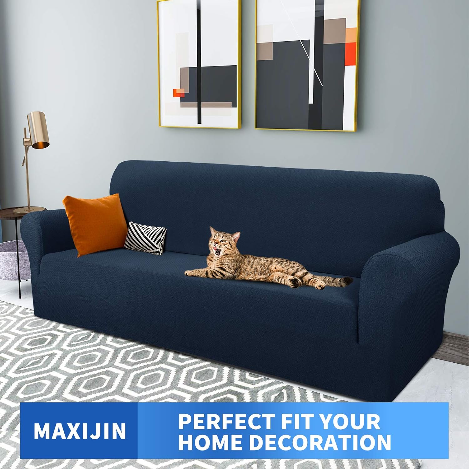 MAXIJIN Creative Jacquard Couch Covers for 3 Seater - Image 3