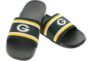 FOCO NFL Team Printed Slide Sandals – Officially Licensed Football Fan Footwear for Comfort & Style