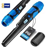 CKG Metal Detector Pinpointer 360&deg; Detection Professional Waterproof IP68 | IP68 Gold Metal Detector 3 Alarm Modes, LED Light &amp; Adjustable Depth to 5 in for Jewelry and Coins
