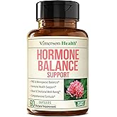 Hormone Harmony for Women with Black Cohosh, Dong Quai & Red Clover – Natural Hormone Balance for Women of All Ages – Supports PMS, Menopause & Mood – Women’s Hormone Balance Supplement – 60 Capsules