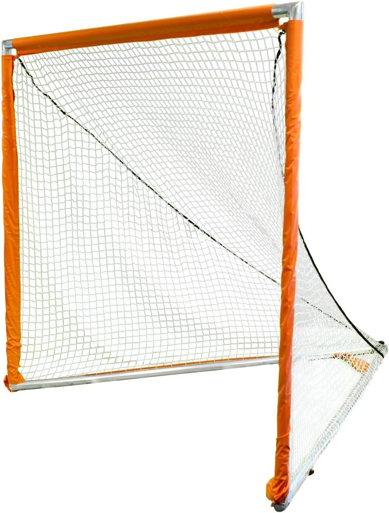 Park & Sun Sports Indoor/Outdoor Nylon Bungee Slip Net with Velcro Sleeves: Lacrosse Goal, White, 6' W x 6' H x 7' D : Sports & Outdoors