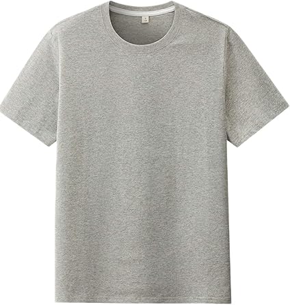 Amazon Tシャツ メンズ 半袖 白 黒 グレー 透けない 涼しい 無地 夏