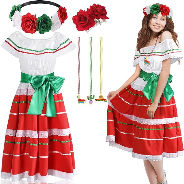 open lace back dress Amazon.com: Jiytivity 7 Pcs Mexican Couple Costume for Adult Mexican Costume  Pinata Fiesta Dress for Couple Cosplay Cinco De Mayo Party Dress up (M) :  Clothing, Shoes & Jewelry main image 1