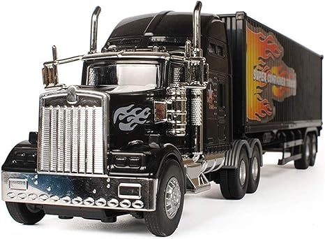 Amazon Co Jp リモコンカー 子供リモコン車の大型トラック車のモデルコンテナトランスポーターアメリカコンテナトラック男の子と女子誕生日の誕生日 ホーム キッチン