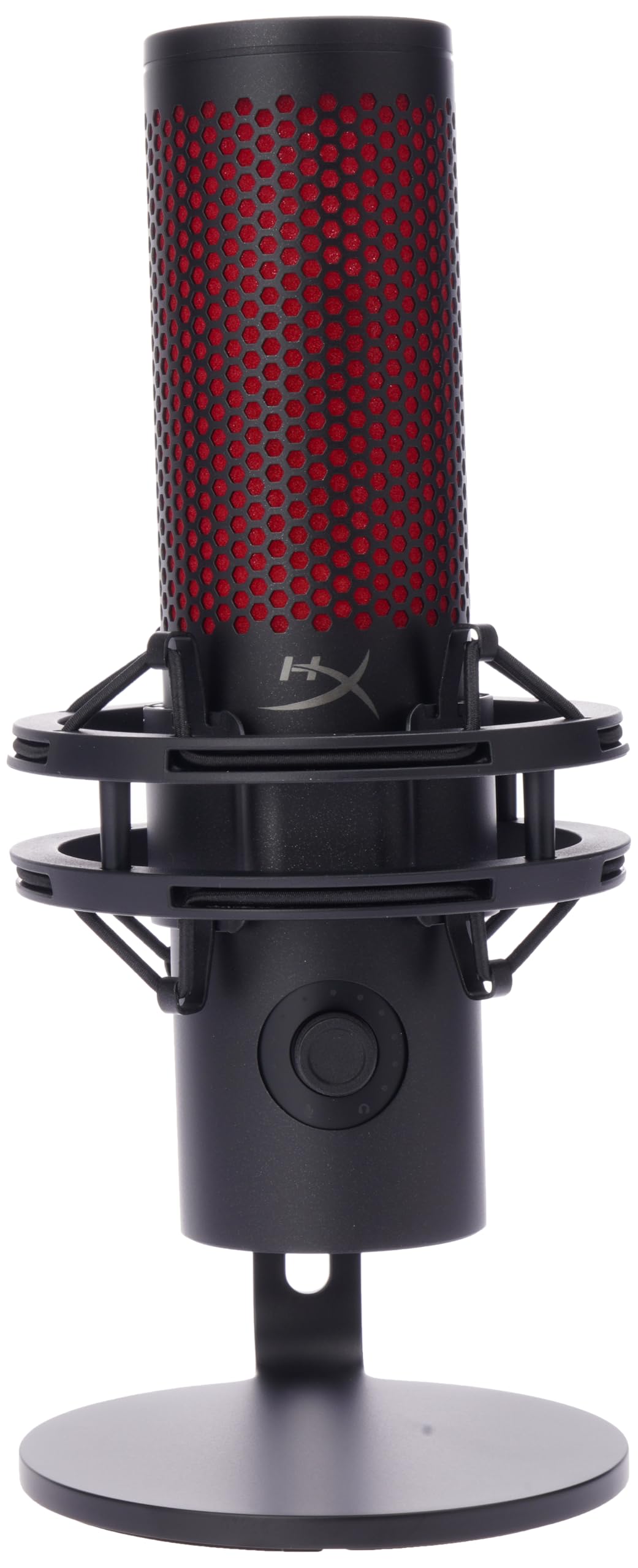 HyperX QuadCast 2 – USB Mikrofon für Gaming, Streaming und Podcasting, mit On-Board-Steuerung, LED-Beleuchtung, abnehmbare Schockhalterung, PC, Mac, PS5, PS4, USB-C - Schwarz 2