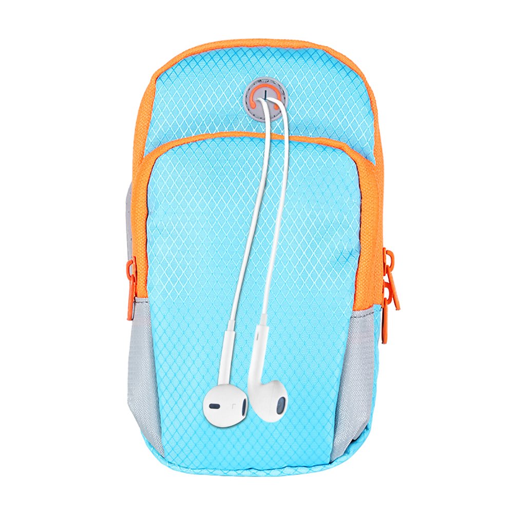 Sports Armband Arm Bag Multifunctional Sports Pocke For Men and Women Running,Cycling,Gym Exercise,Fits Up To iPhone 7/7 Plus, 6s/6s Plus, Samsung Galaxy S8/S7/S6/ Edge 6.0 Inch