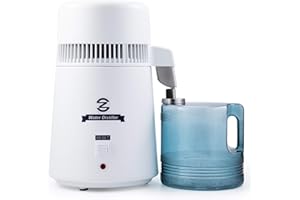 CO-Z Distilled Water Maker, 1 Gallon Water Distiller, 4L Home Countertop Water Distiller Machine, Table Desktop Water Distill Distilling Purifier Purification Filter, Home Pure Clean Water Device