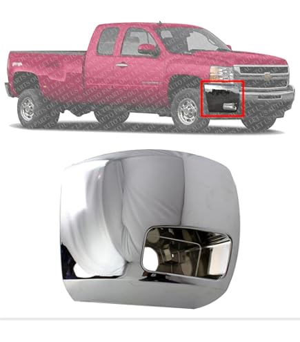 For Chevy Silverado 2500 HD 2007-2012 Bumper End Passenger Side Front Chrome W Fog Light Gm1017108 15839252