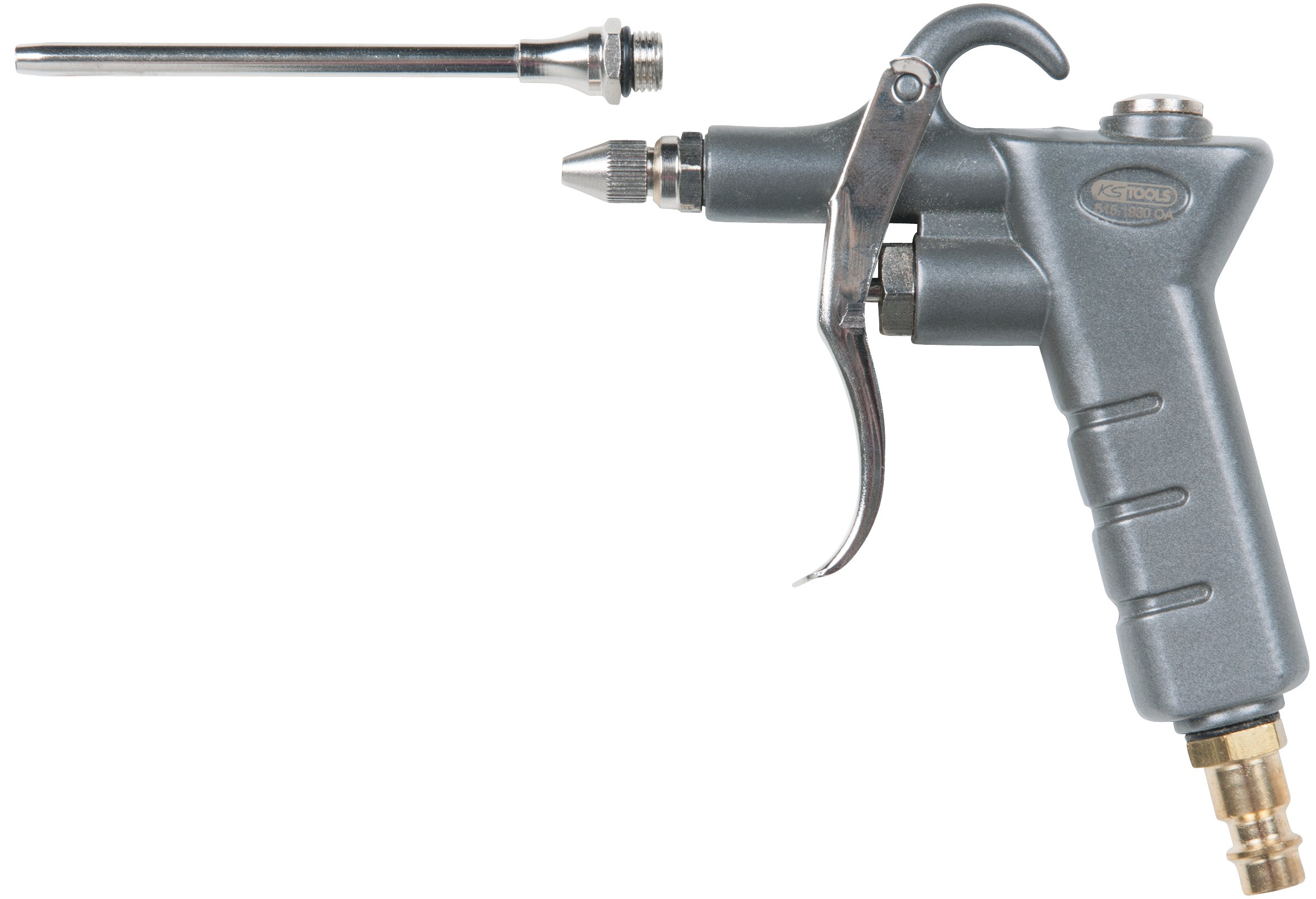 KS Tools 515.1930 Blow Out Pistol with 15-Bar Max Extension