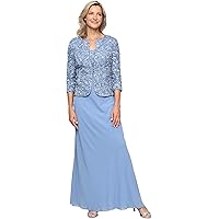 Amazon.com: Alex Evenings Women's Long Mother of The Bride Sequin Lace Jacket Dress with Illusion Sleeves (Petite and Regular Sizes), Buff, 6 : Clothing, Shoes & Jewelry Amazon.com: Alex Evenings Women's Long Mother of The Bride Sequin Lace Jacket Dress with Illusion Sleeves (Petite and Regular Sizes), Buff, 6 : Clothing, Shoes & Jewelry