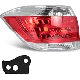 munirater Rear Left Tail Light Brake Lamp Replacement for NI2805106 | Replacement for Highlander 2011-2013, Driver Side Lamp, Replacement for 815600E070