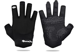 Seektop Breathable Workout Gloves for Women & Men, Thick Padded Weight Lifting Gloves, Full Palm Protection, Excellent Grip for Gym Fitness and Training, Exercise, Cycling