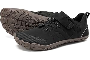 Grand Attack Barefoot Shoes Men Wide Toe Box Zero Drop Men's Trail Running Cross-Trainer Wrestling Boxing Weightlifting Walking Shoes