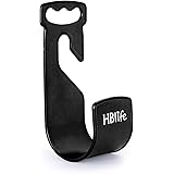 HBlife Garden Hose Hanger, Durable Wall Mount Hose Holder Rust-Free Hook Fit to 25ft 50ft 75ft 100ft 150ft Water Hose (Black)