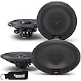 Alpine R-Series Bundle - A pair of Alpine R-S65 6.5 Inch Coaxial 2-Way Speakers & a pair of R-S69 6x9 Coaxial Speakers